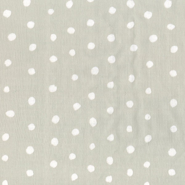 Nani Iro Kokka Pocho Japanese Fabric - white on beige grey