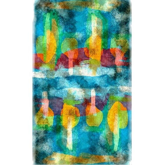 Abstract Modern Art Printable Print 8.5x11: San Marco