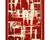 Abstract Modern Art Printable Print 8.5x11: Sync