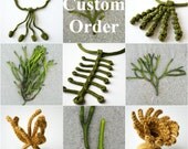 RESERVED for Carol - Custom Silk Crochet Necklace