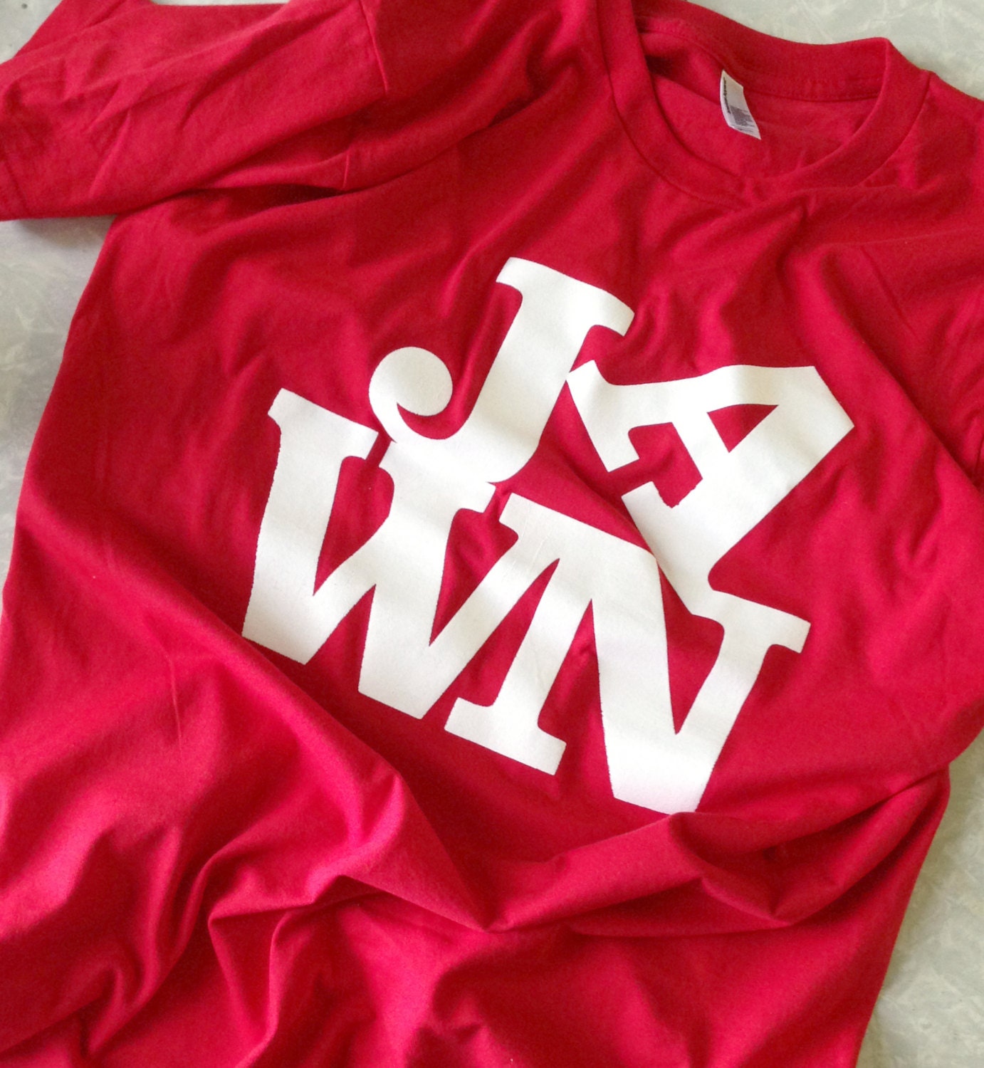 Love Jawn t-shirt - RED - UNISEX LARGE