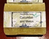 Cucumber Melon Handmade Soap Cold Process