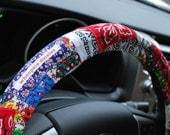 Bandana Babe Hippie Chick Steering Wheel Cover by Whoopsie Daisies on Etsy