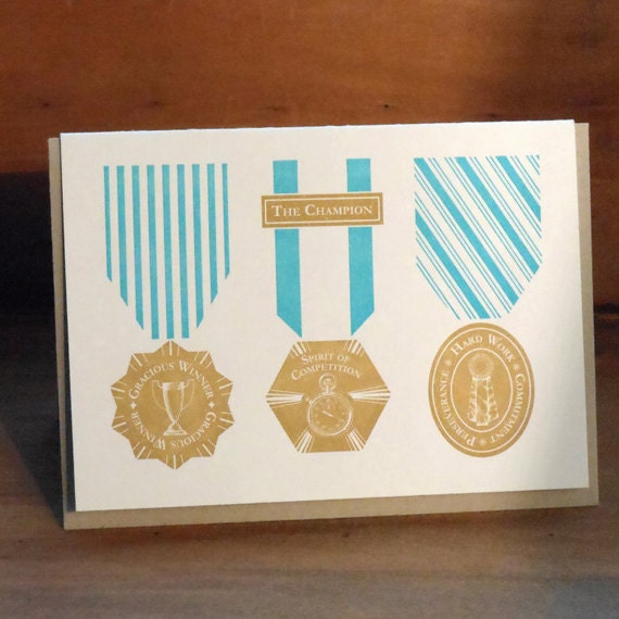 congrats vintage medals