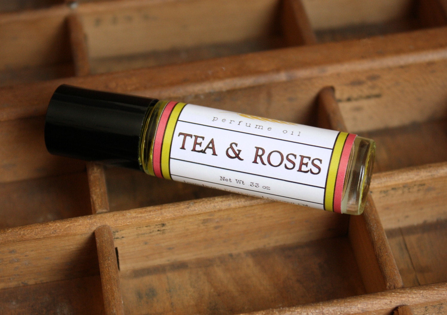 Tea & Roses Perfume Oil Coconut Hemp Roll On