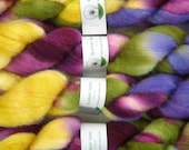 Handpainted Roving - 2 oz. Bluefaced Leicester Wool in Tulip by Blarney Yarn