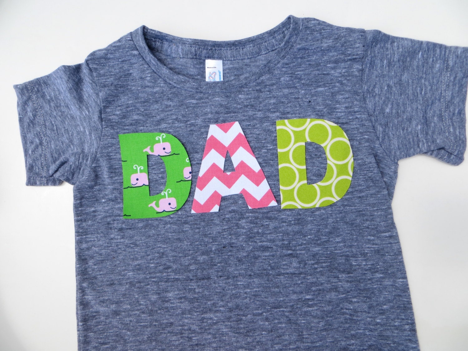 EARLY BIRD SALE Fathers Day Dad for Father this T Shirt is for Father's Day Whales Chevron Dots