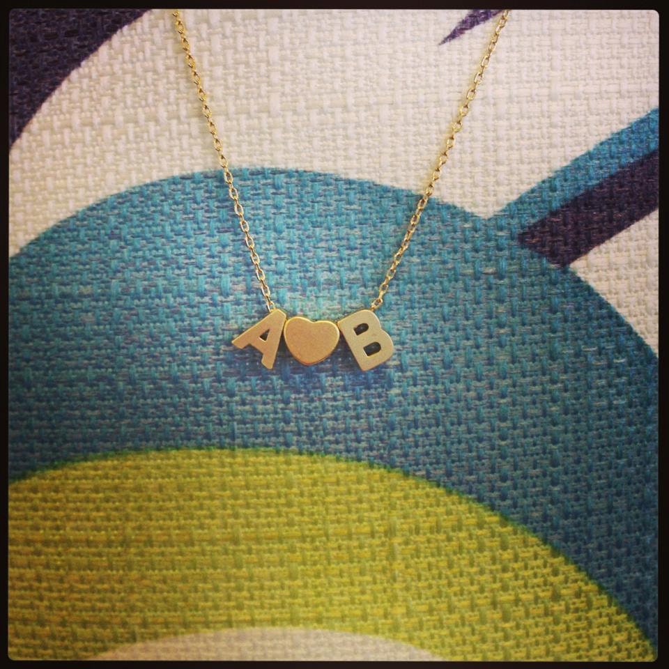Sweetheart Initial Necklace