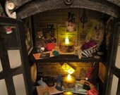 AlteRed aRt CaBiNeT to the PaSt MiXeD MeDiA HoMe DeCoR SkeLEtOn OOaK