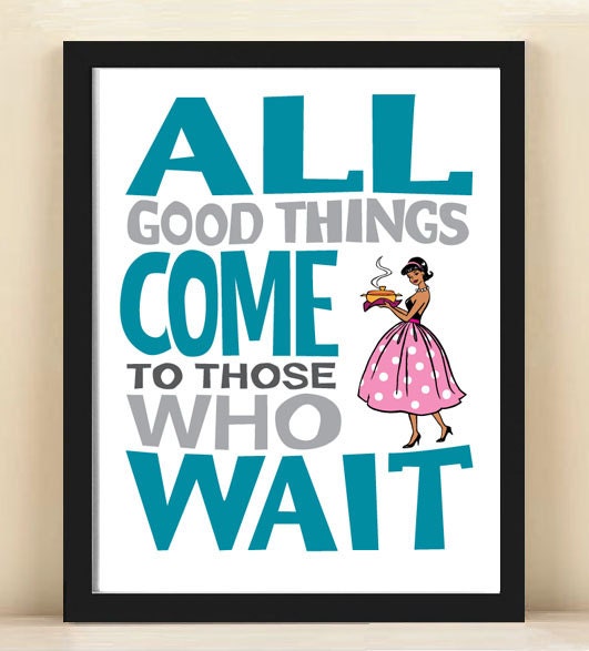 African American/Black poster, retro poster, wall decor, dining room, 8x10, inspiration, kitchen, All Good Things