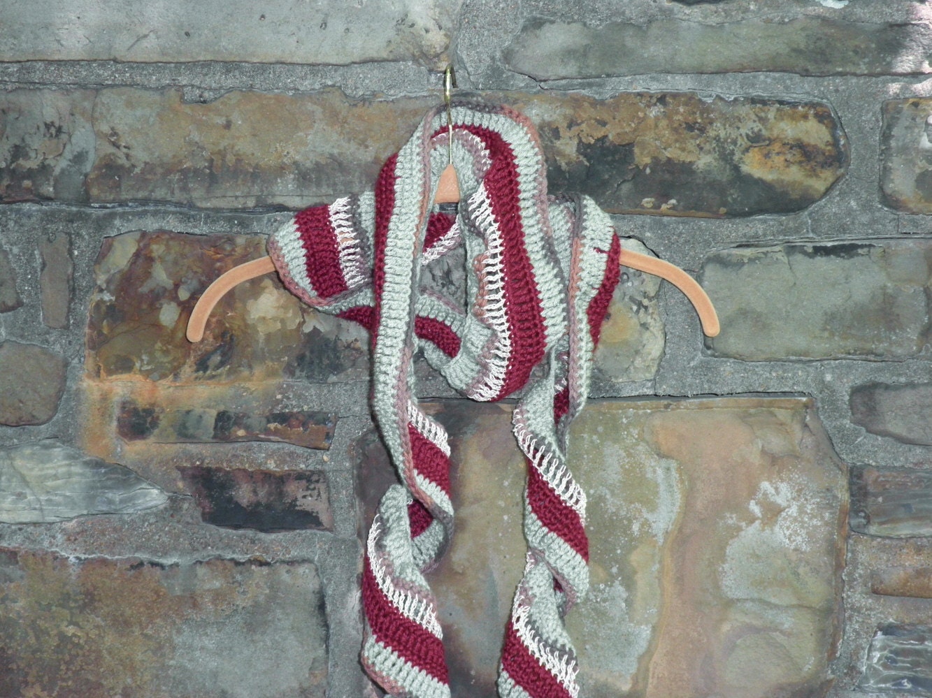 Victorian inspired extra long spiral cowl / scarf...by mia baggali