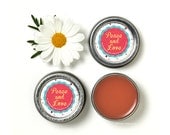 Peace and Love lip balm. Peace is always in style. Mellow Marshallow