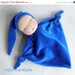 ON SALE 10 inch Waldorf Toy -  Little Blueberry Blanket Doll - waldorf style doll