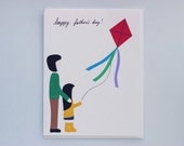 Happy Father's Day - kite flying collage card