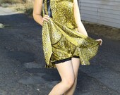 Glamarita Satin Leopard Print Dress with Matching Tap Pants Size M READY TO SHIP