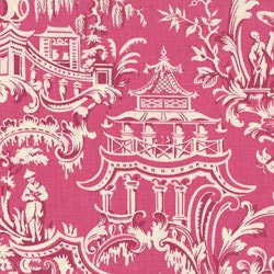 Anna Griffin fabrics, Chinoiserie Pavillion Pink