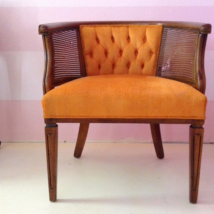 Mid Century Barrel Back Armchair