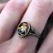 Custom Jewelry Dainty Bronze Photo Ring - Personalized Ring with YOUR Image or Photograph - Gift for Mom, Mothers Day, Bridesmaids, Weddings