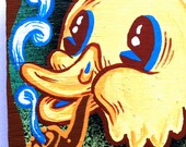 Smoking duck
