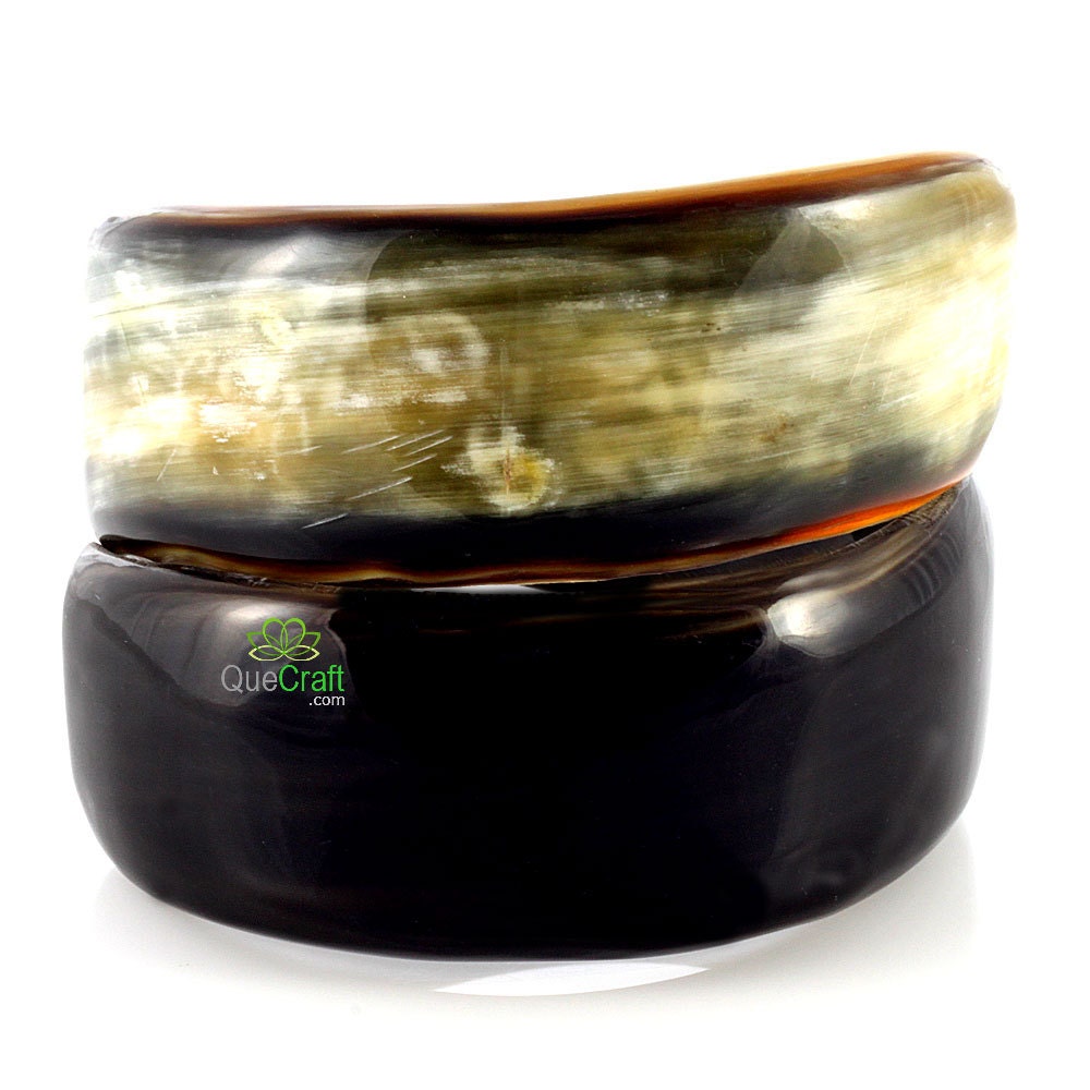 Organic Horn Bangle Bracelet Handmade