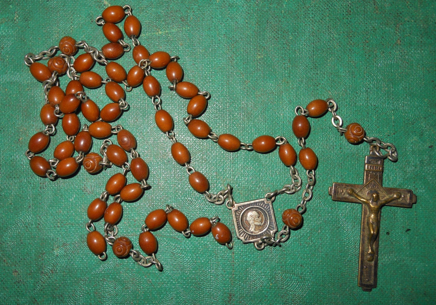 vintage antique rosary rosaries Terra delle Catacombe Roma