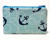 Anchor Zipper Pouch