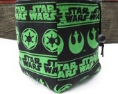 Star wars emblems and blue print star Wars square bottom dice bag