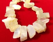 Moonstone, Cream, Hammered, Top Drill, Nuggets, White