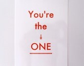 You're the ONE Postcard