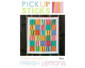 Modern Quilt Pattern - Pick Up Sticks - PDF