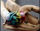 Beadworx - Lampwork Glass - Focal Bead - Dreadlock - Anuenue