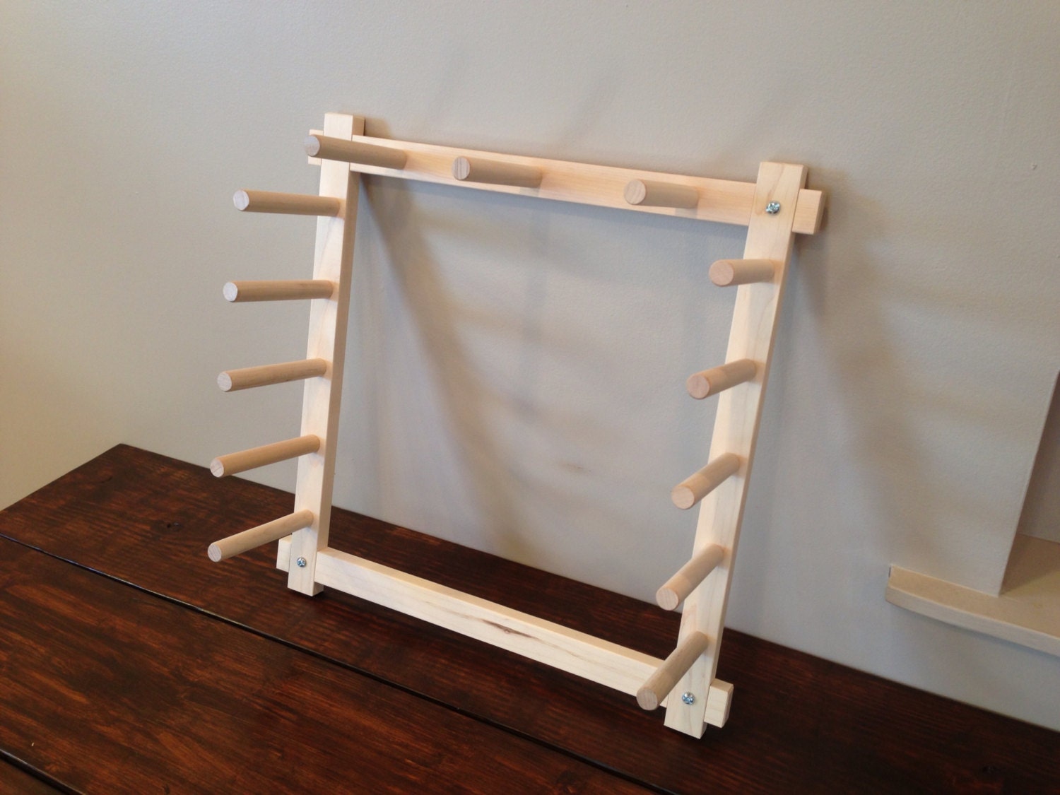 4.5 Yard Hard Maple Warping Board for a Weaving Loom