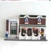 ON SALE Vintage Wall Hanging Wooden Bistro and Post office Diorama