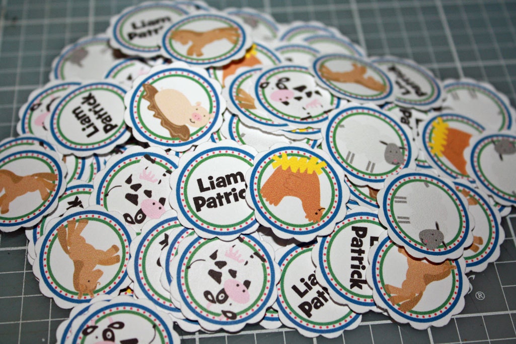 On the Farm Table Confetti Minis - boy or girl. Il_570xn