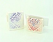 Business Card Holder Art Nouveau stamp postcards, ACEO, photos, sponges - tinalewis