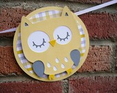 It's a Boy - Owl Baby Shower Banner - Hoot Decorations