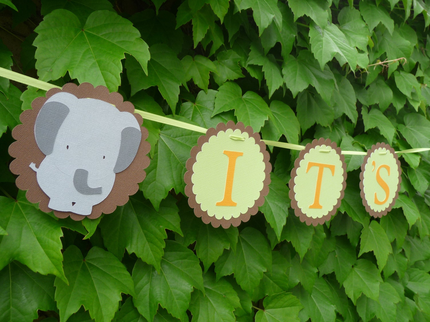 It's a Boy - Jungle Baby Shower Banner