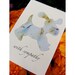 Plantable Pet Sympathy Card - Dog or Cat - Forget Me Not Flower Seeds