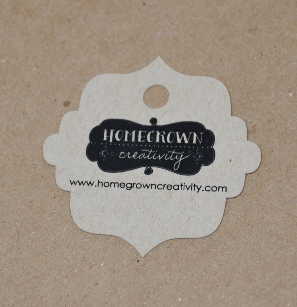 192 Customized Hang Tags Price Tags Product Display Fancy Cut Tag