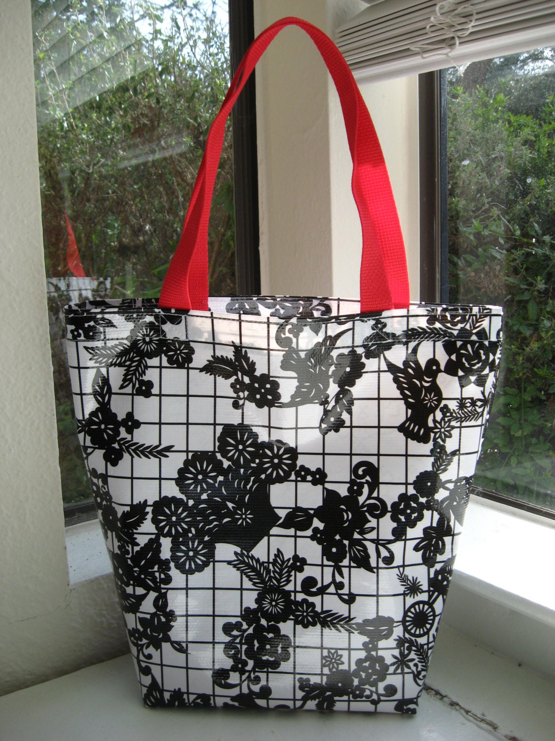 Small Oilcloth Tote - San Miguel