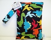 Diaper and Wipes Bag - Wet Bag - Take It On The Go Diaper And Wipes Bag - Urban Zoologie Dinosaurs