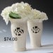INFO ON .... Monogram Vase with Initials and Ampersand - Handthrown Ceramic Vase