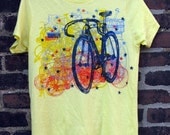 SALE - Brooklyn Bicycle Explosion T Shirt -