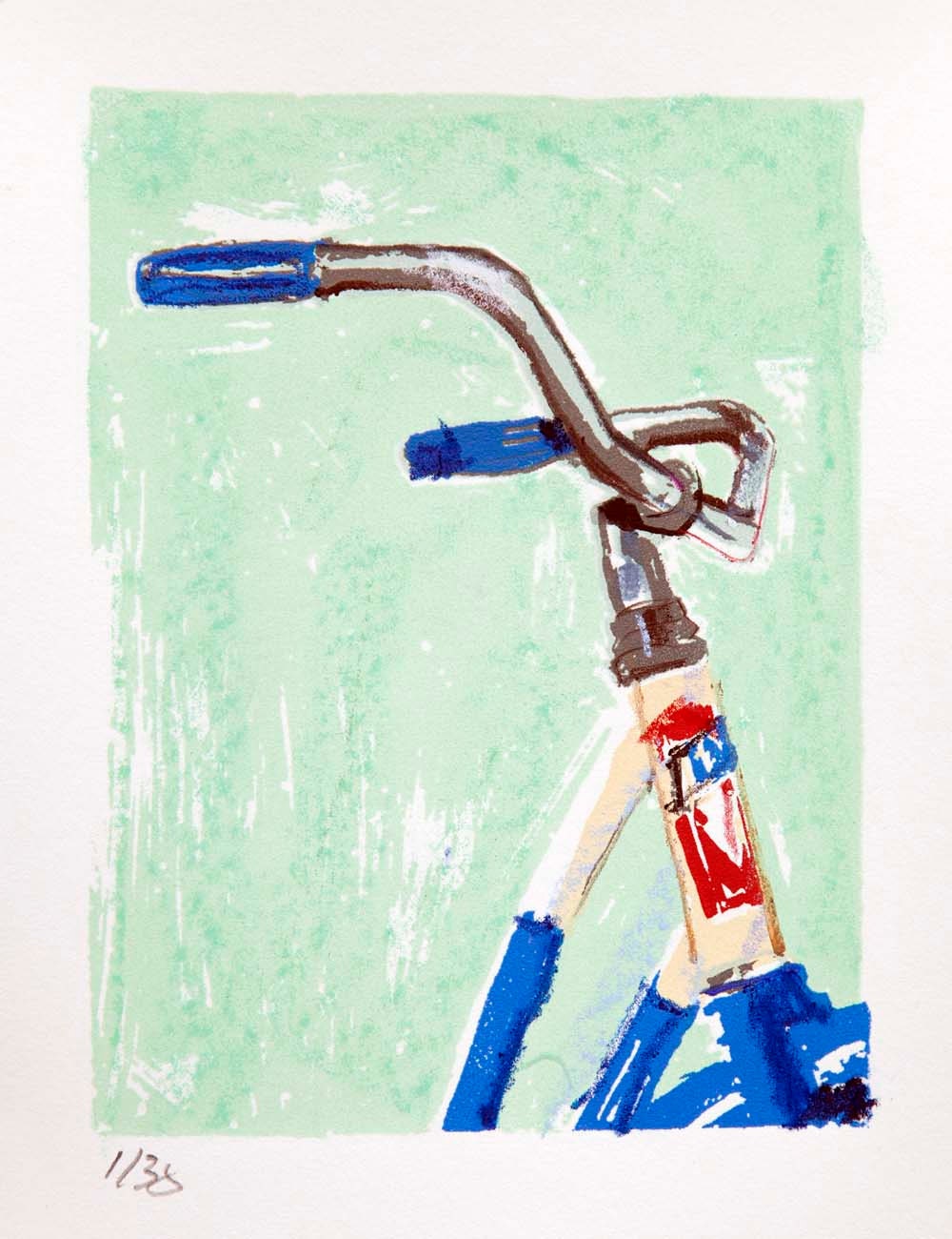 Bicycle Art Print - Rocket - Cruiser Bike art