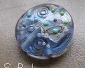 Lampwork Beads - Focal Beads - SueBeads - Big Round Focal 1 - Handmade Lampwork Beads - SRA M67
