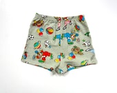 Frolicking Circus Baby Toddler Play Shorts