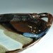 Oval Serving platter turquoise functional stoneware pottery
