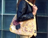 Yellow and lavender spring bag
