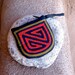 Tribal Design Mola Coin Purse - Red - Hand Sewn Kuna Indian Reverse Applique
