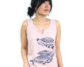 Love Birds Moroccan Tank in Dusty Rose